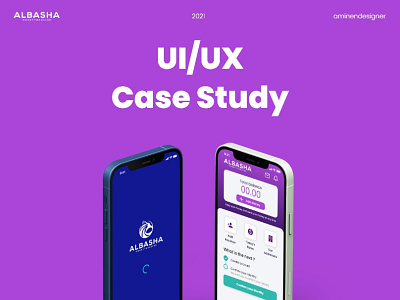 UI/UX Case Study | Albasha Money Transfer mobile app app arab arabic bank creative creative design design dz english gradient graphic design green modern simple ui ui design violet white white money