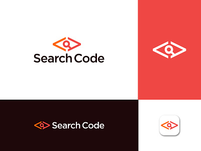 Search Code Logo Design
