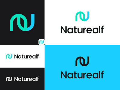 Naturealf Logo agency brand creative design flower forest grow identity illustration leaf leaves logo minimal naturealf naturealf plant simple symbol tree ui