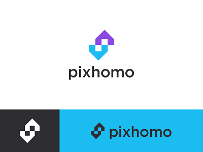 Pixhomo -home+ Letter P +Letter S +pixel Logo Design branding home house icon identy illustration logodesign logos logotype minimal p pixel pixhomo realestate s smart vector visual identity website wordmark