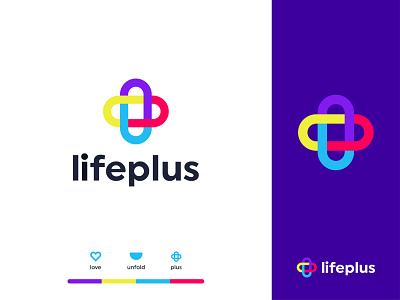 lifeplus logo design