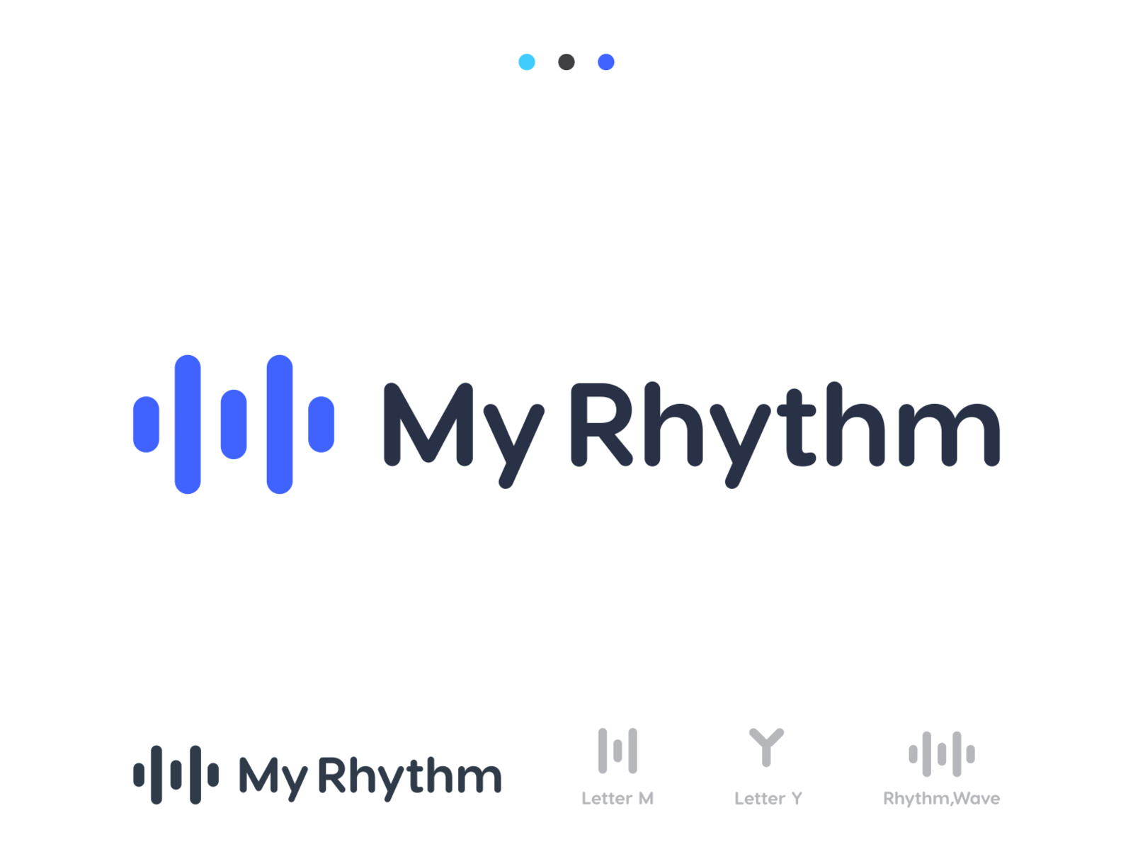 My Rhytham Logo Design audio internet games music brandidentity corporate design icon identity branding lettermark live streaming online channel m letter logo monogram motion logo music logo negative space logo play logo simple social player media logo sound speaker typogaphy video app wave