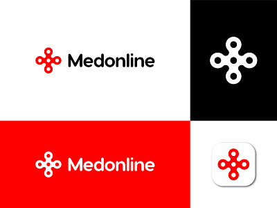 Medonline Logo Mark abstract brand brandidentity business doc doctors health icon logo design logo designs medical medicine medonline minimal modern o letter logo online pharmacy plus symbol
