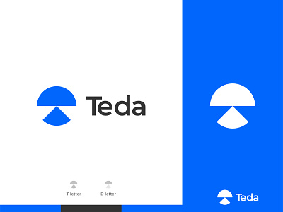 Teda + T + D Letter Logo