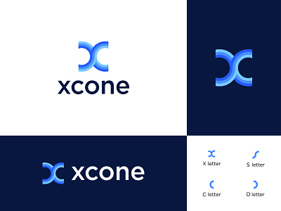 X + S + D + C Logo Design. brand identity branding c logo d logo design graphic design icon illustration letter logo lettermark logo design logo mark minimal modern logo s logo simple symble typeface ui x logo