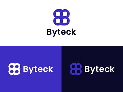 Byteck Logo Design. brand identity brand sign branding business creative logo design design agency graphic design identity illustration letter mark logo logo design logos logotype marketing monogram simple ui vector