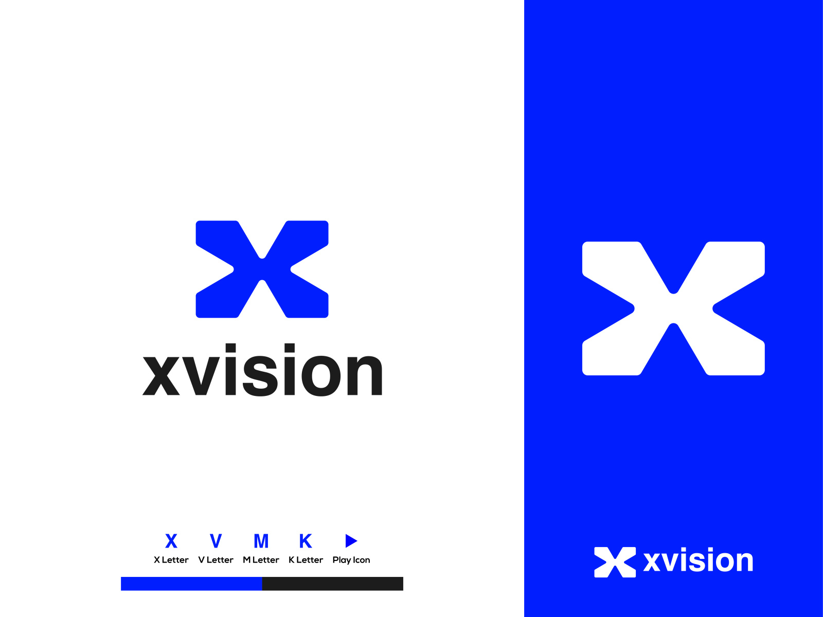 xvision logo design by MD. PERVEZ HASAN RUBEL on Dribbble