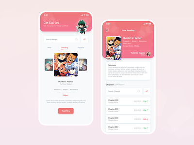 Manga App Concept