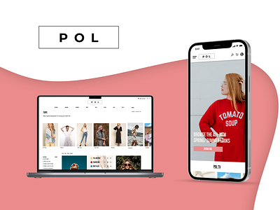 POL graphic design mobile ui web