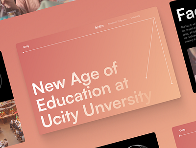 Ucity - Digital University figma landingpage photoshop ui webdesign