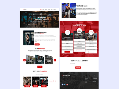 Dribbble shot HD 11 design gym gym website landing page design landing page ui landingpage mobile ui ui uiux webdesign webpage