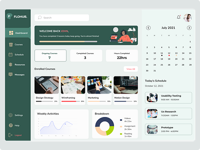 Online Course Platform Dashboard design designinspiration mobile mobile app mobile app design mobile design mobile ui ui uidesign uiinspiration uiux user userinterface uxdesign uxinspiration