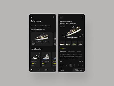 Shoe Store Mobile App design mobile mobile app mobile app design mobile design mobile ui ui uiux