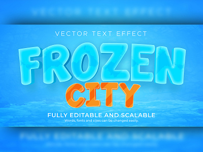 Editable Vector Text Effect Designs