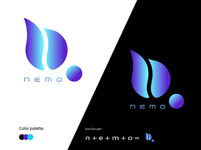 Nemo | N logo | App Icon | Modern Logo | Minimalist logo