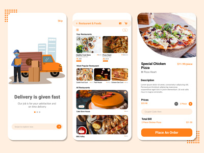 Food Delivery App Design