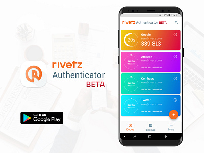 Rivetz Authenticator 2fa android app authenticator mobile