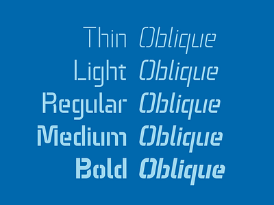 Technical Stencil VP bold font font family light sans stencil stencil font stenciled type type design typeface typography weights