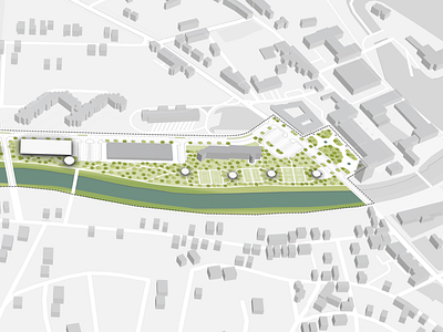Vukovar green belt proposal architecture landscape urban design urban planning urbanism