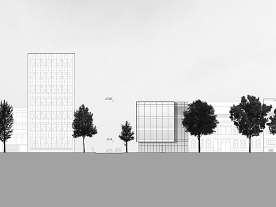 Northern Elevation architecture building drawing elevation facade