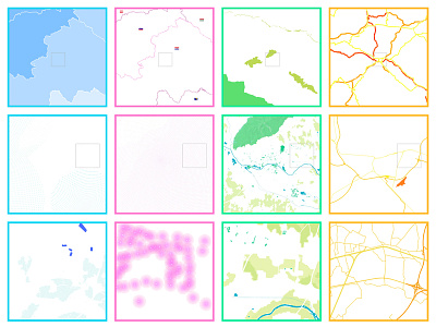 Spatial analysis mosaic analysis croatia gis map urban planning urbanism