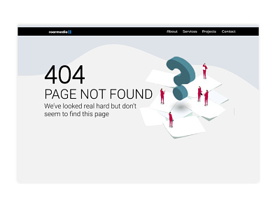 404 Page app branding dailyui design illustration minimal ui ux web website