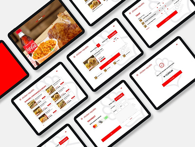 App Screens app branding chicken republic design fast food product design ui uiux ux