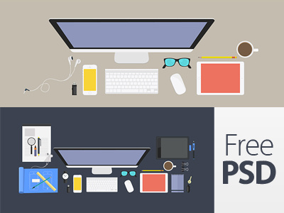 Workplaces Design Free Psd