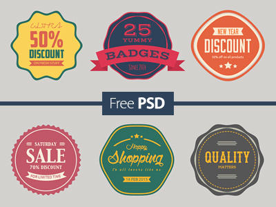 Free Psd Sale Badges Collection badges buy collection colour discount offer premium promo promotion sale shopping store
