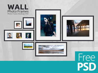 Free Psd Photo Frames Mock Up Design