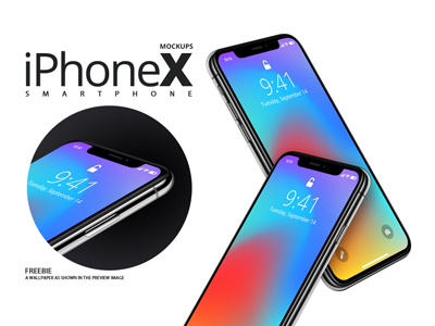 iphoneX Smartphone Mockups