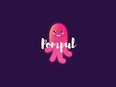 Pompul the Jelly Octopus art artist artwork branding character characterdesign design icon illustration interaction logo simple super symbol ui website