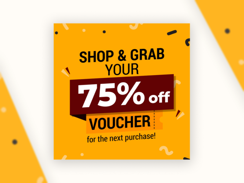 Promotional Banner Design Discount by Nifan Fatahillah on Dribbble