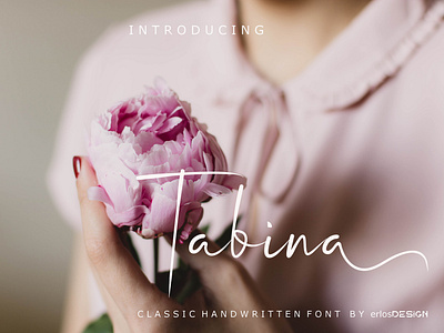 Tabina Font art branding calligraphy design graphic design handwritten font illustration minimal typography vector