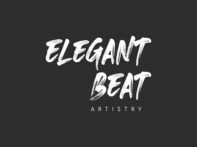 Elegant Beat Artistry (Dark) branding design logo logo design makeup makeup artist mau