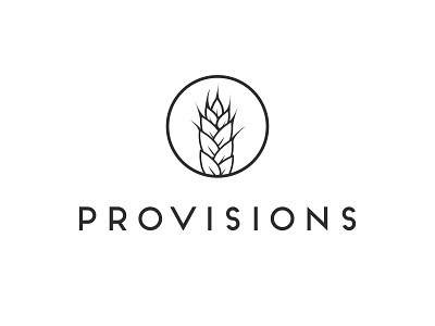 Provisions branding design logo logo animation logo design