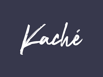 Kaché (Dark) branding fashion fashion brand fashion logo logo logo animation logo design