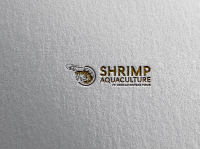 Shrimp Aquaculture aquaculture branding design flat icon logo minimal shrimp shrimp aquaculture vector