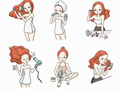 Girl's Daily Routine