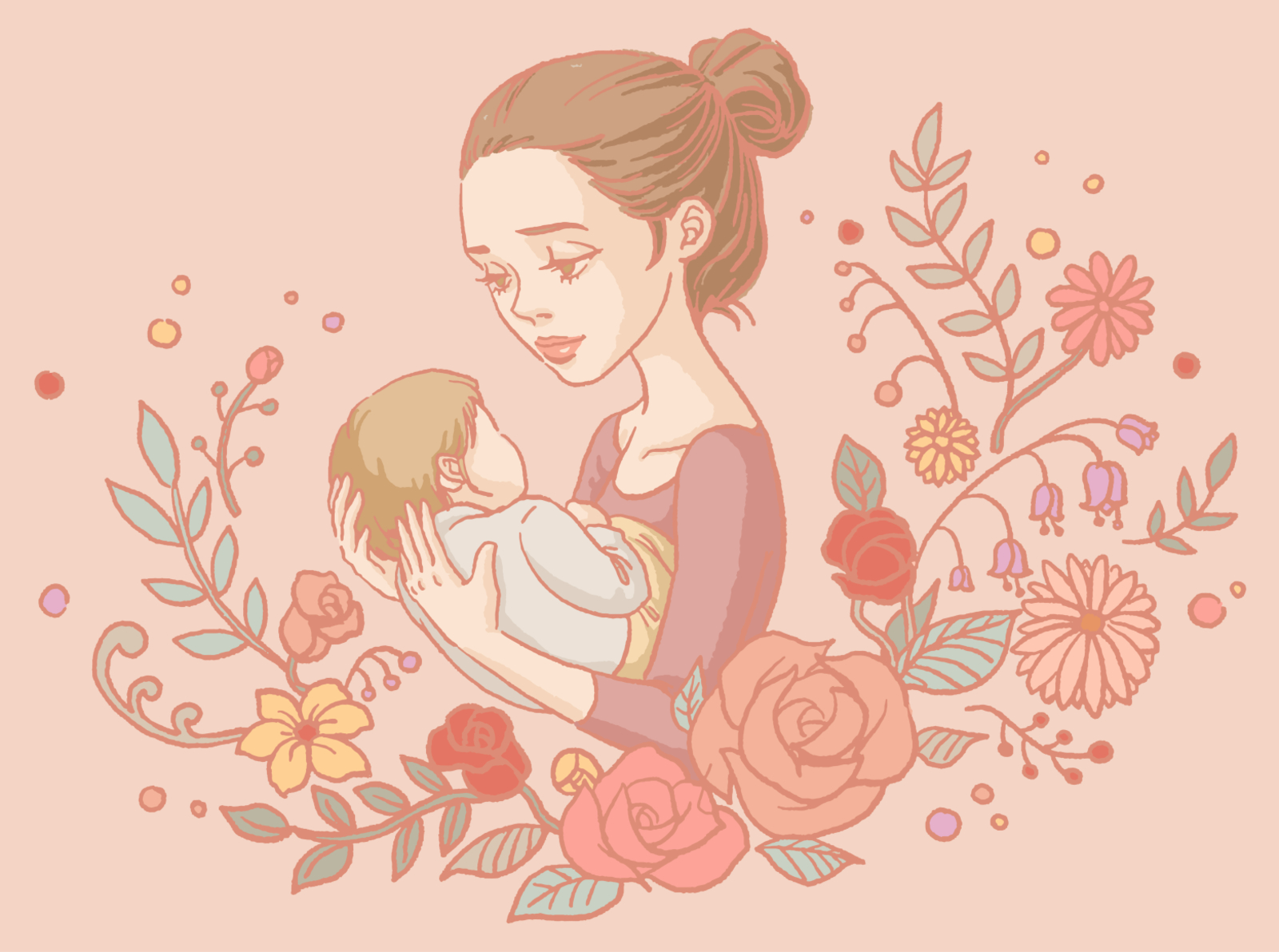 Motherhood by Eunbyul Kwak on Dribbble