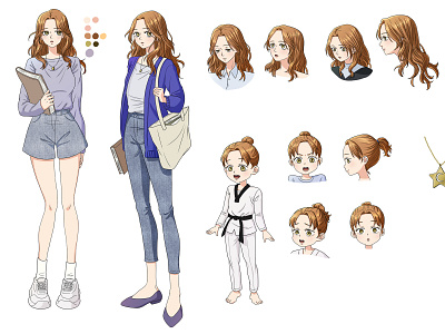 Character Design - Gomi Kim