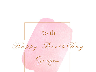 Birthday wish design