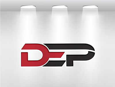 DEP Letter Logo design branding dep logo design design flat lettering logo logo design logodesign logos