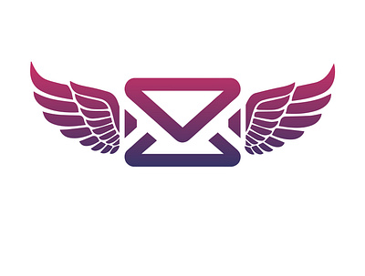 Flying message mail icon logo 3d branding design flat flying message mail icon logo graphic design illustration lettering logo logo design logodesign logos