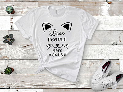 Cat lover t shirt design