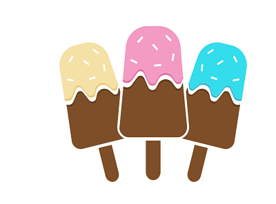 Ice Cream Clipart branding design flat ice cream ice cream clipart ice cream logo ill illustration logo logo design logodesign logos