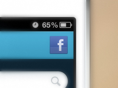 Mobile facebook login button