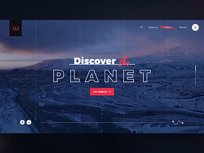 Discover The Planet aftereffects animation app design background booking button animation design tourism tours travel travel app ui ui ux ui animation webdesign website