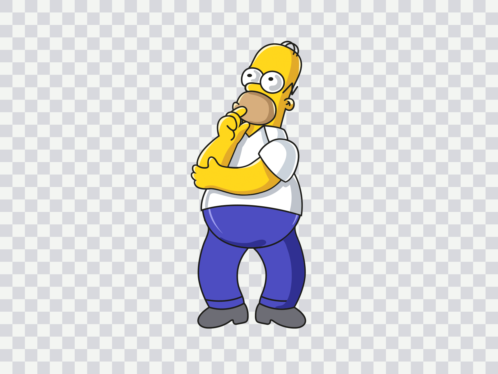 The Simpsons (Homer) animation design illustration sticker stickers stickers animation telegram telegram stickers tgs