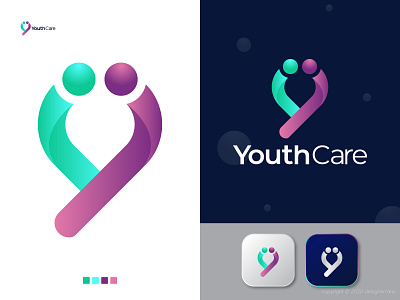 People care logo - Care logo ideas - Y modern letter logo abstract logo branding care logo care services icon creative logo health app health care healthcare icon logodesign medical care medical logo modern logo modern y letter people icons people logo typography y letter y letter logo y logo